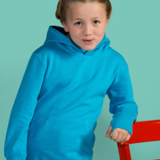 A_Sweatshirts med tryck KIDS CONSTRAST HOODIE